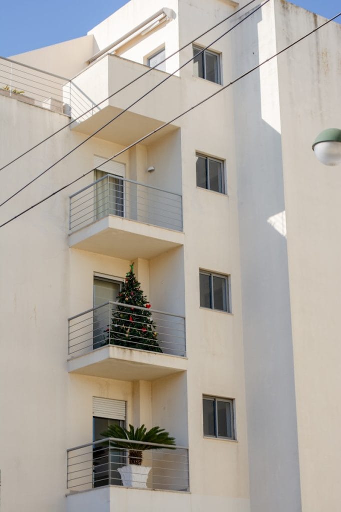white concrete building